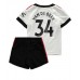 Cheap Manchester United Donny van de Beek #34 Away Football Kit Children 2022-23 Short Sleeve (+ pants)